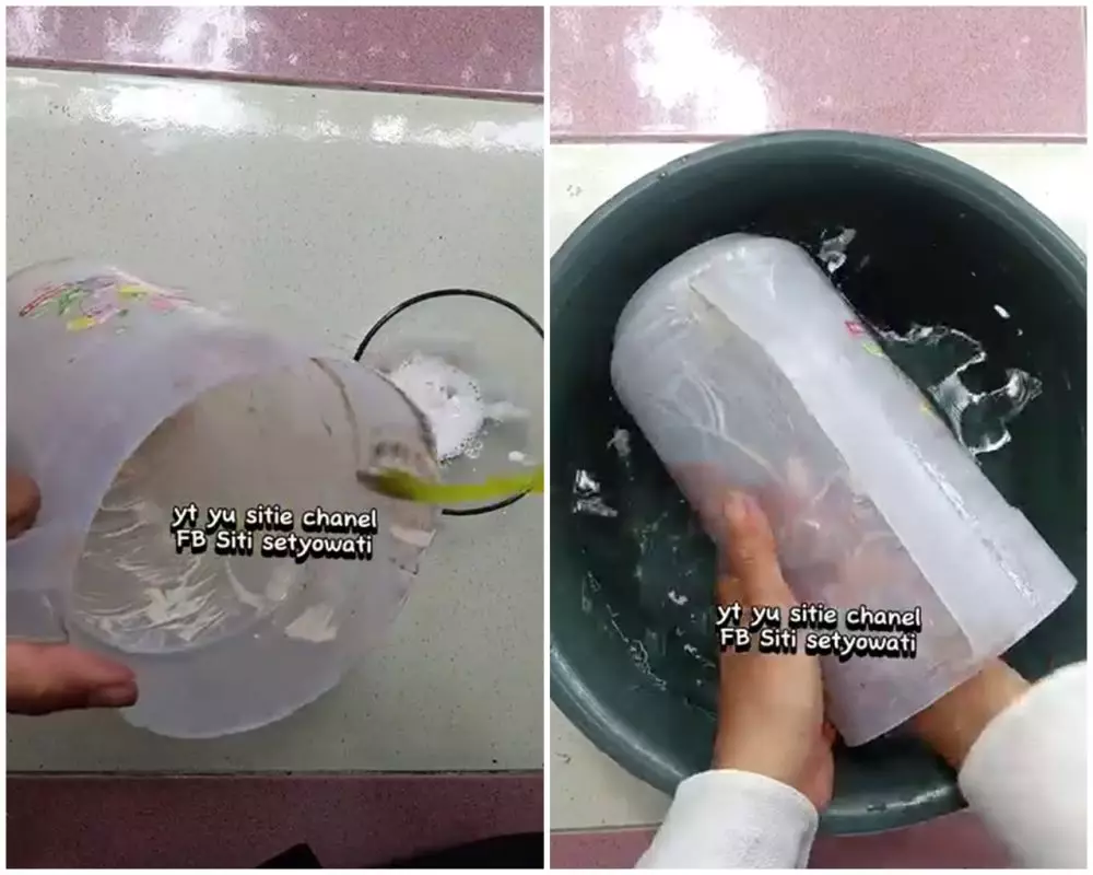 cara basmi kerak teh di teko plastik © Instagram
