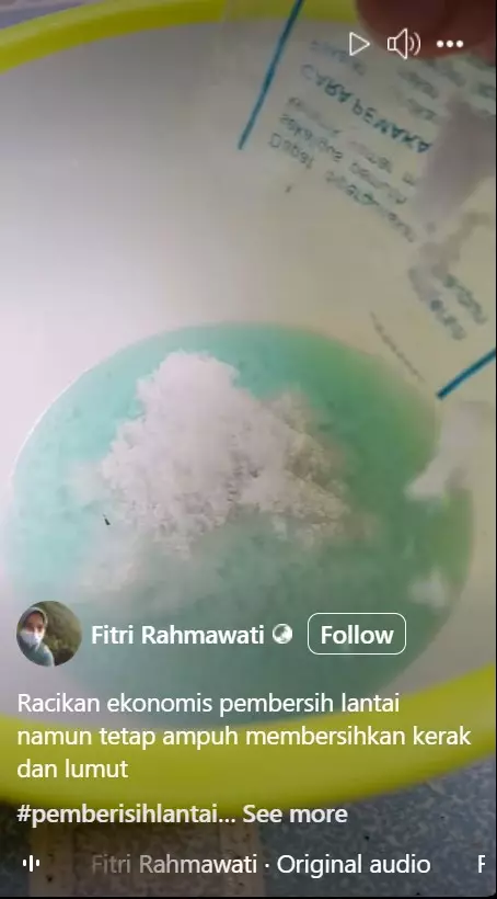 Rahasia lantai kamar mandi bebas kerak © Facebook Rahasia lantai kamar mandi bebas kerak © Facebook