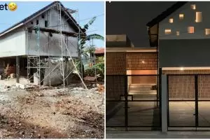 Tampilan luarnya dibilang mirip pabrik walet, 11 potret rumah usai dibangun ini bak hunian ala drakor