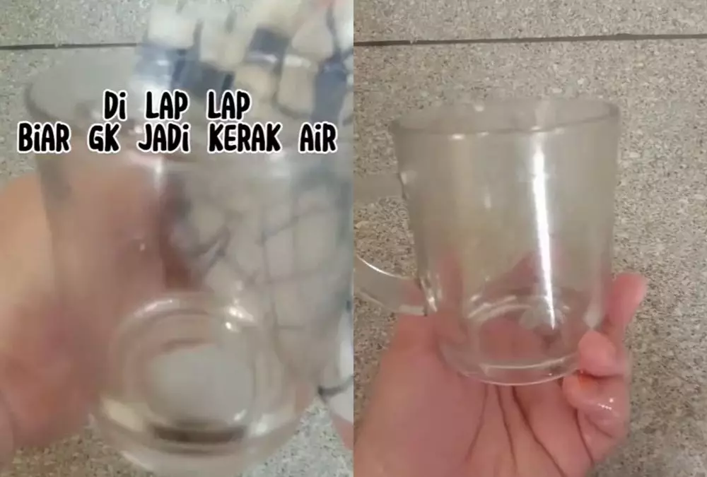  trik bersihkan kerak membandel pada gelas kaca © berbagai sumber