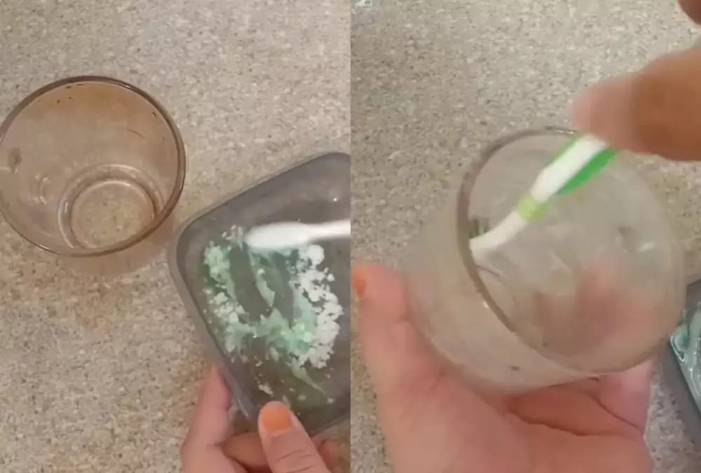  trik bersihkan kerak membandel pada gelas kaca © berbagai sumber