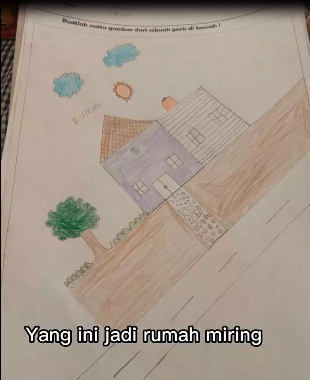 potret hasil imajinasi anak kelas 4 SD dari garis miring TikTok potret hasil imajinasi anak kelas 4 SD dari garis miring TikTok