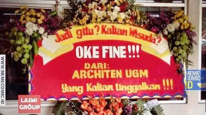 karangan bunga kocak © berbagai sumber