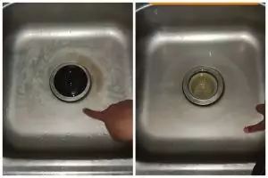 Ampas dapur ini ampuh basmi noda membandel dan bau di wastafel, kinclong tanpa tinggalkan bekas