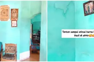 Rumah mertua di-makeover cuma ganti cat hasilnya jadi beda 180 derajat, ini 9 potretnya estetik pol