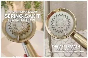 Kerap bikin air kotor, ini cara menjaga shower tetap bersih, bebas kerak, &  lumut pakai 2 bahan dapur