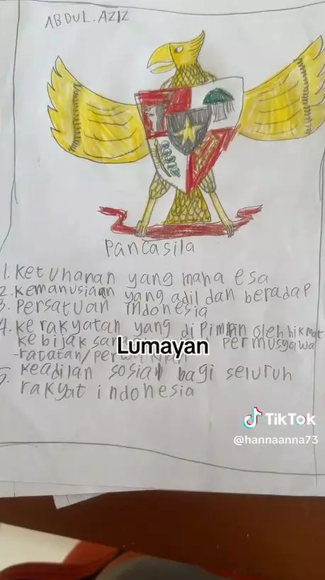 Tugas gambar burung garuda lagi © 2023 TikTok
