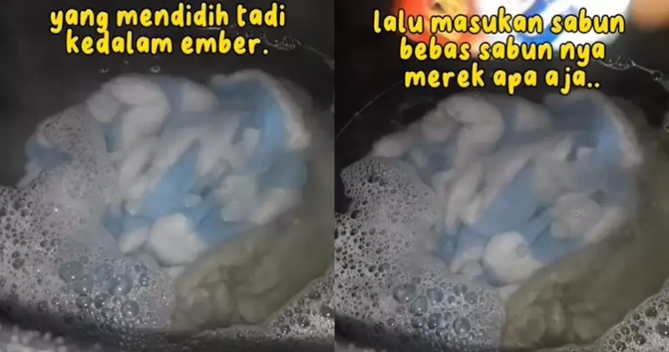 Tak perlu ditaburi sitrun, ini cara mencuci handuk dekil © TikTok Tak perlu ditaburi sitrun, ini cara mencuci handuk dekil © TikTok
