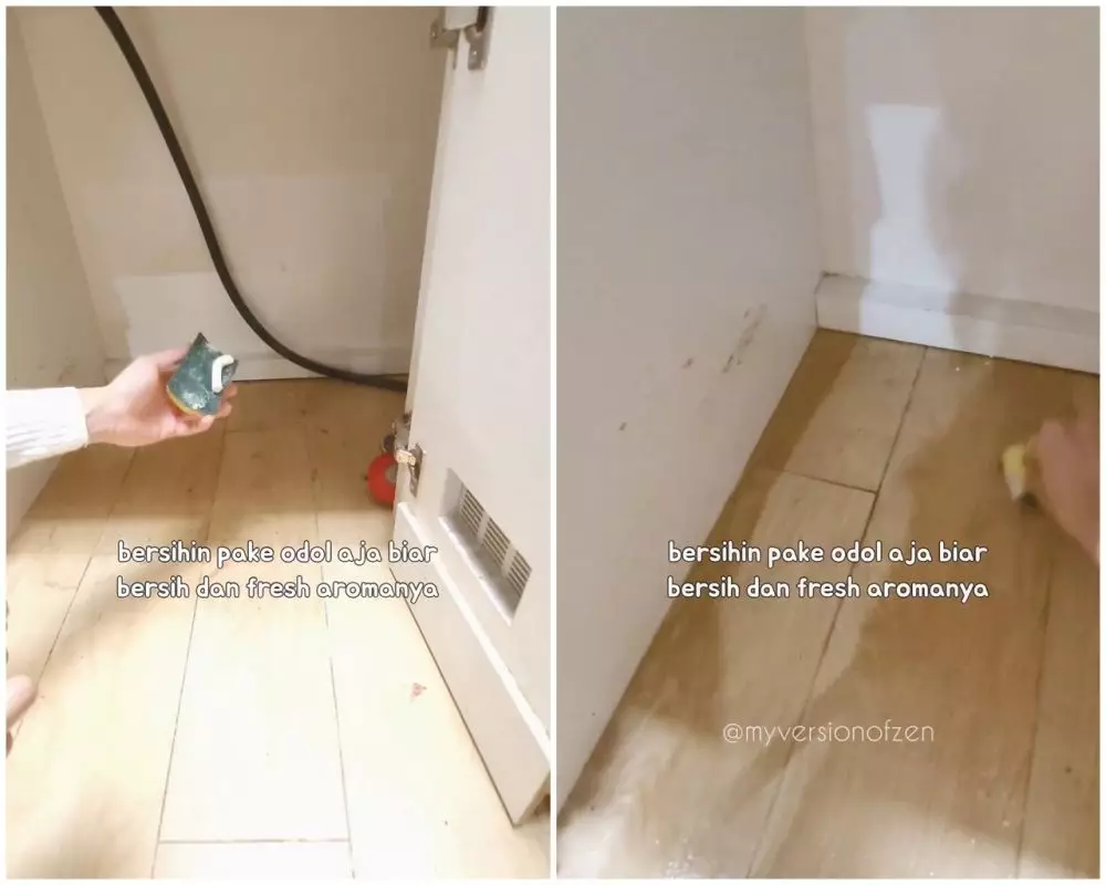 Cara bersihkan kolong dapur © YouTube Cara bersihkan kolong dapur © YouTube