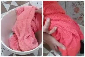 Tanpa cuka atau pelembut pakaian, begini cara cuci handuk agar selalu lembut dan warnanya cerah