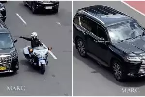 Jadi omongan warganet, siapa pemilik mobil berplat nomor RI 36 yang terobos kemacetan di Jakarta?