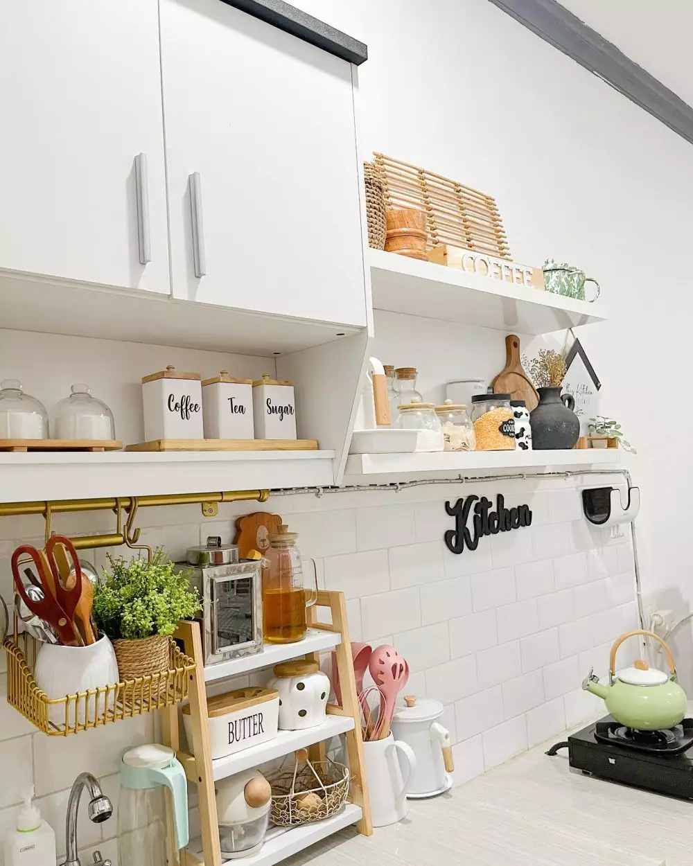 dapur kitchen set low bujet © Instagram