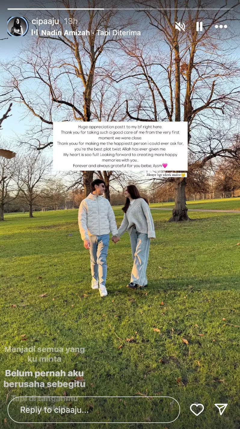 Syifa Hadju ucap terima kasih pada sang kekasih ini bikin haru © 2025 Instagram