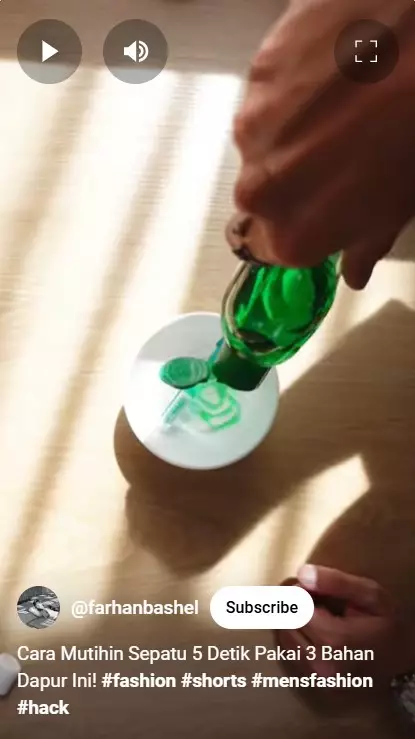 trik memutihkan sepatu kusam © YouTube