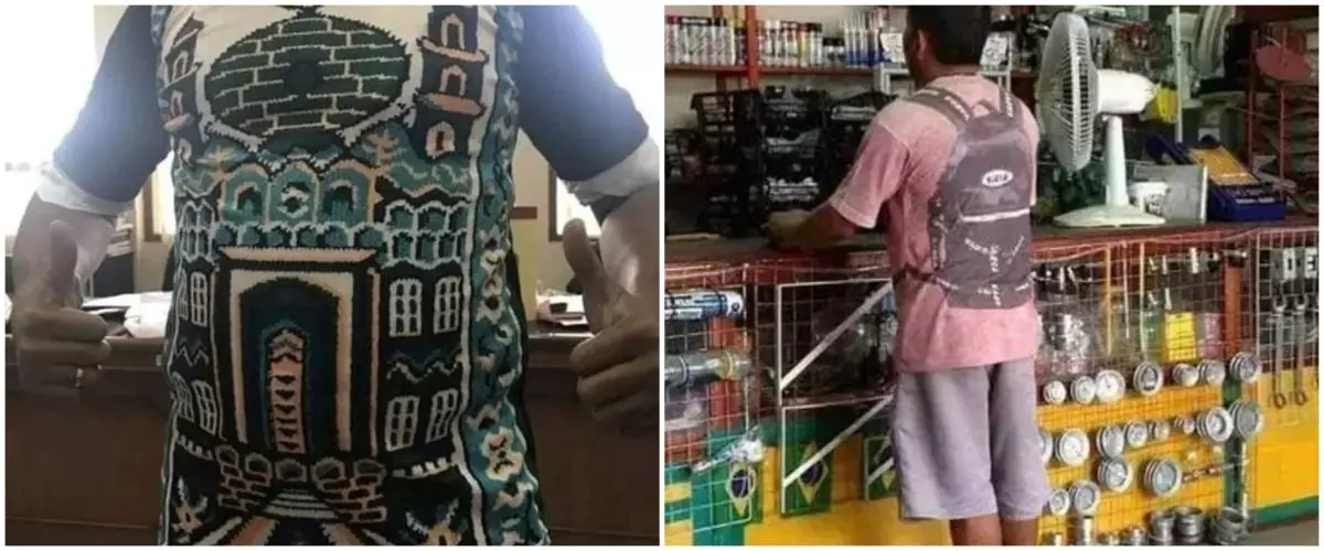 Desainnya bikin pusing sampai lihat dua kali, 11 potret lucu pakaian bermotif ini nggak habis pikir