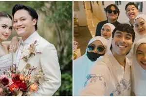 Berangkat umrah perdana usai mualaf, 7 momen Mahalini jalani ibadah saat kehamilan 7 bulan