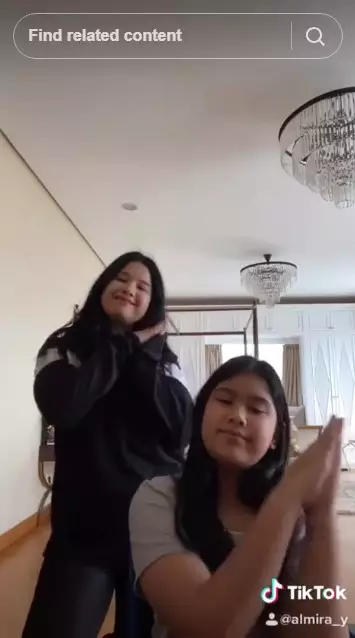 Annisa Pohan kompak TikTokan bareng Almira © TikTok Annisa Pohan kompak TikTokan bareng Almira © TikTok