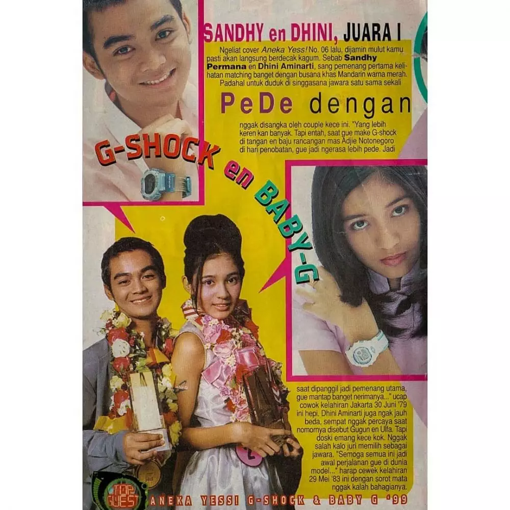 Sandy Permana awali karier dari modeling © Instagram Sandy Permana awali karier dari modeling © Instagram