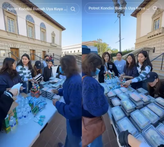 aksi Cinta Kuya bagi makanan di jalanan © berbagai sumber aksi Cinta Kuya bagi makanan di jalanan © berbagai sumber