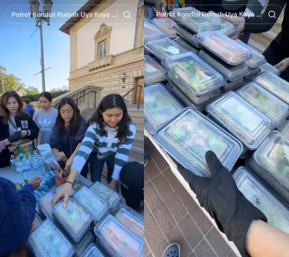 aksi Cinta Kuya bagi makanan di jalanan © berbagai sumber aksi Cinta Kuya bagi makanan di jalanan © berbagai sumber