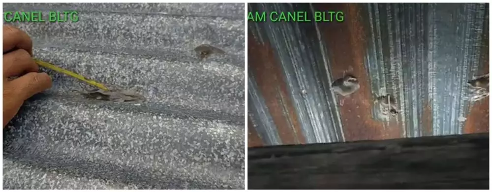 cara sederhana menambal seng bocor © YouTube