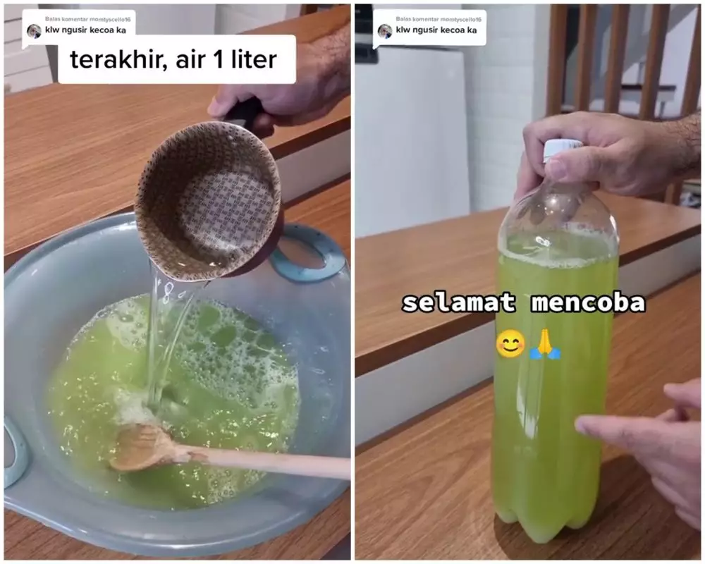 cara bikin cairan pembersih lantai alami © TikTok