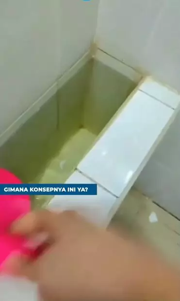 Potret kocak desain bak kamar mandi TikTok Potret kocak desain bak kamar mandi TikTok