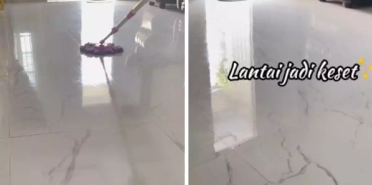 Dipel pakai 3 bahan dapur ini, lantai rumah jadi lebih kinclong dan kesat