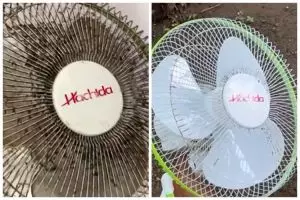 Trik bersihkan kipas angin ala bapak-bapak ini praktis, kinclong tanpa dibongkar
