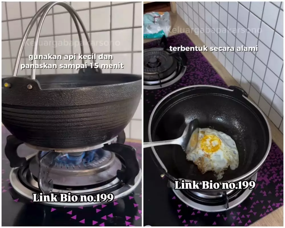 Wajan besi malah berkarat © Instagram Wajan besi malah berkarat © Instagram