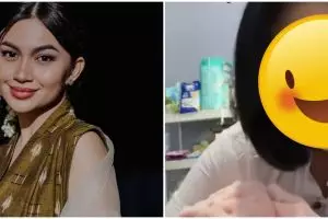 Viral emak-emak wajahnya disebut seperti 'kembaran' Ariel Tatum, ini potret buktinya