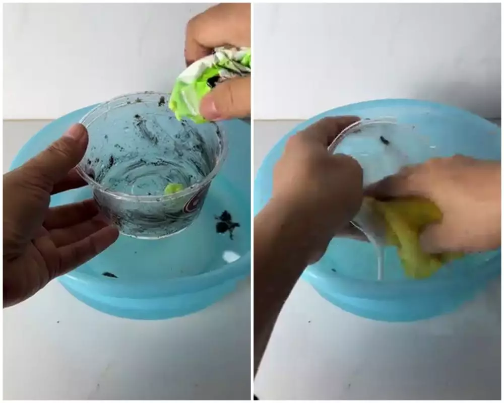 Trik basmi jamur di mangkuk plastik © Instagram