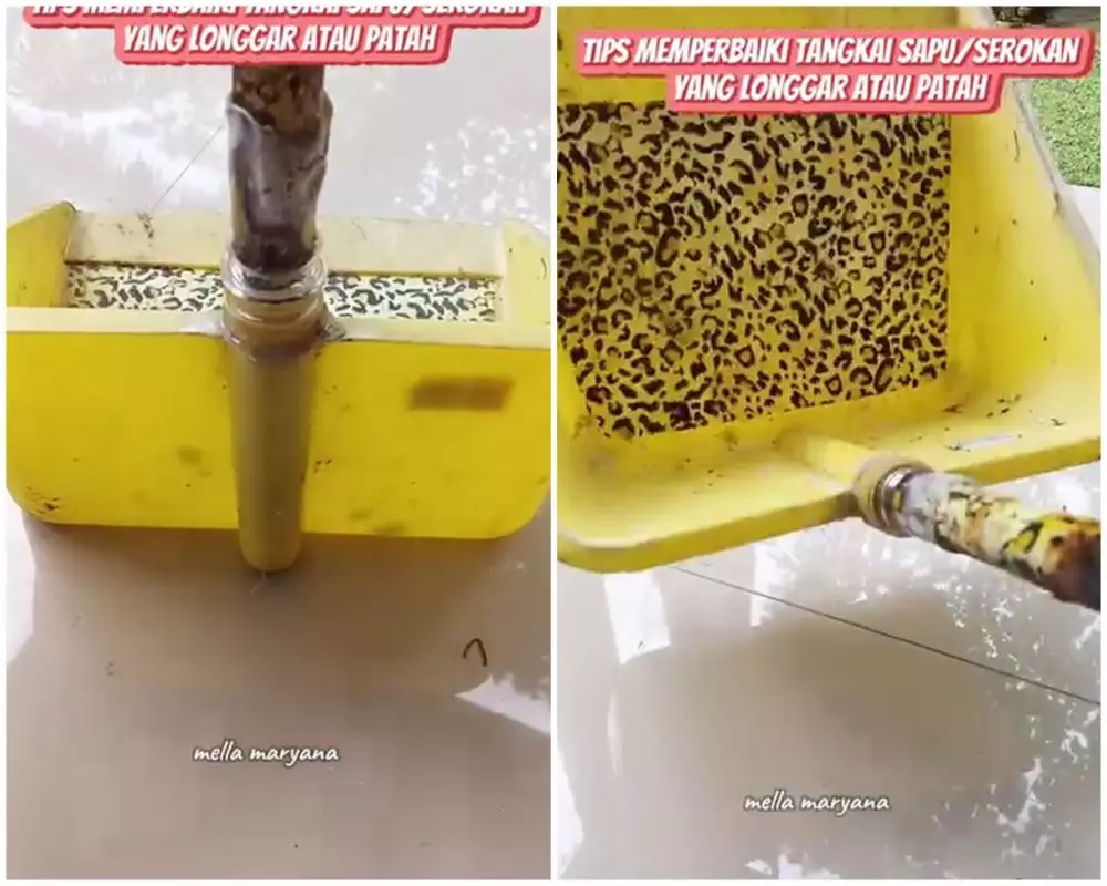 trik perbaiki tangkai serokan © Instagram trik perbaiki tangkai serokan © Instagram