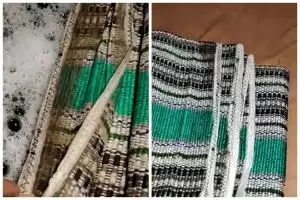 Tak perlu ke tukang cuci, ini trik cuci tikar super dekil dan bau pesing agar bersih wangi