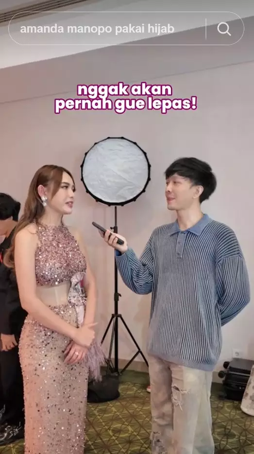 Amanda Manopo akui nyaman berhijab © berbagai sumber