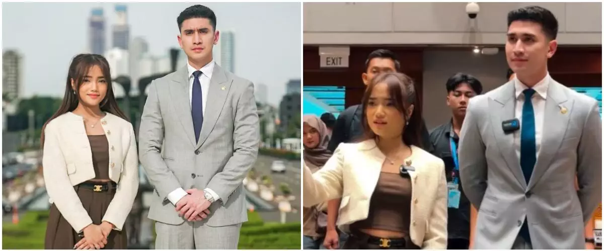 Fuji temani Verrel Bramasta ngantor di Senayan, 9 potret kebersamaannya disebut bak pasangan drakor