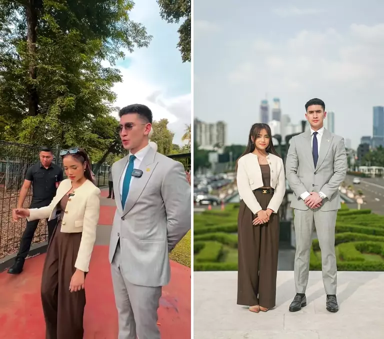 pakaian fuji saat kunjungi gedung dpr dikritik © 2025 Instagram