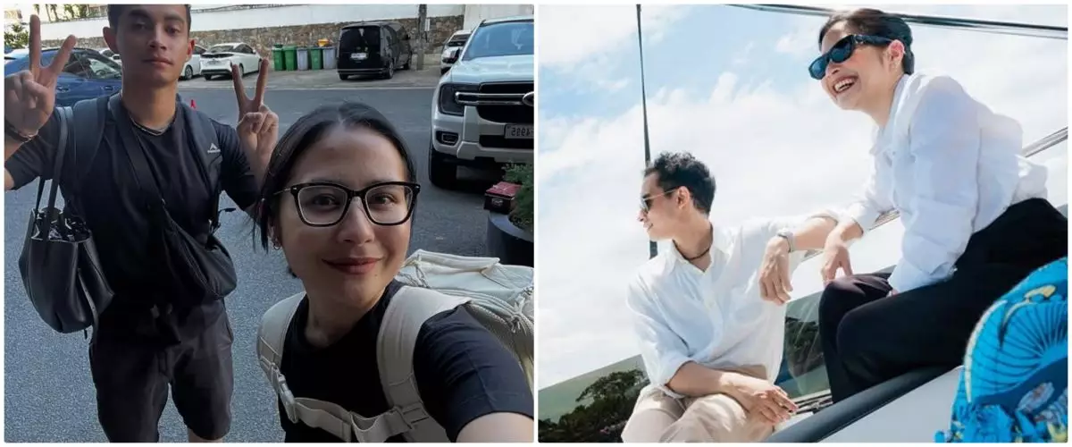 Momen Omara Esteghlal makan bareng Prilly Latuconsina ini bikin salfok, disebut mirip Ashraf Sinclair