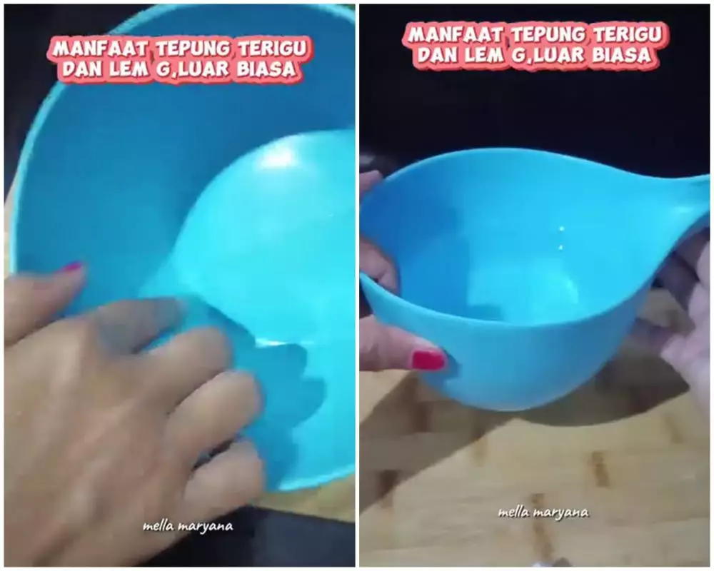 trik mengatasi gayung plastik pecah © Instagram