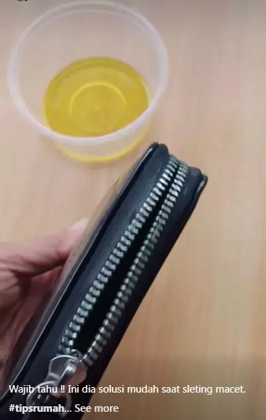 cara perbaiki resleting dompet yang macet © Facebook cara perbaiki resleting dompet yang macet © Facebook