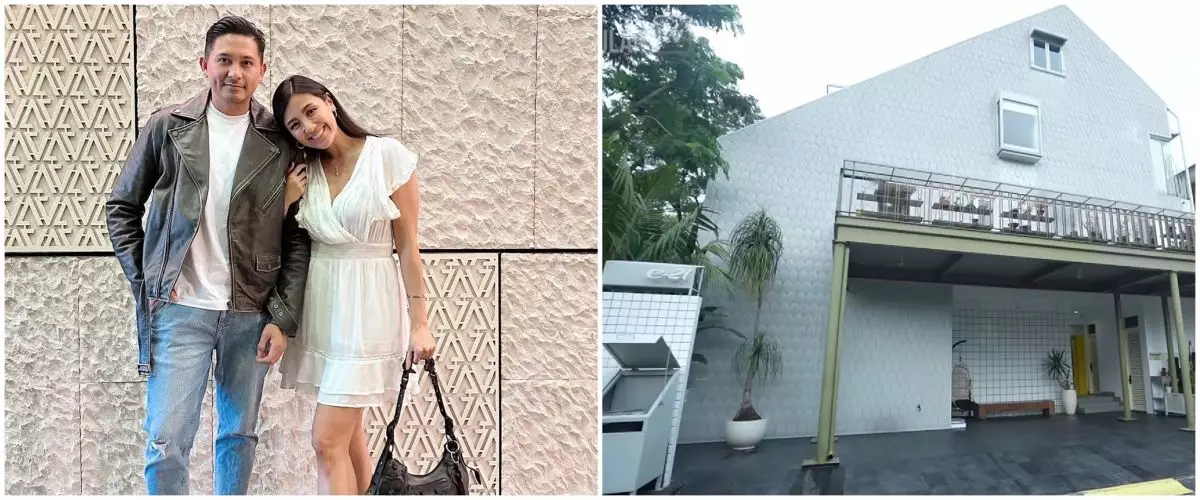 Desain minimalis dan tanpa sekat, intip 10 potret dapur Sharena dan Ryan Delon