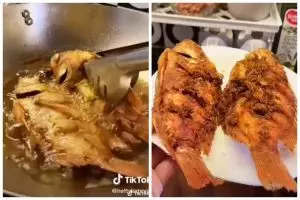 Trik goreng ikan dengan tambahan satu bahan agar minyak tidak meletup