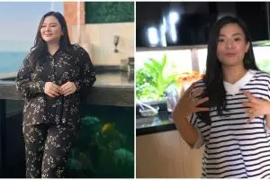 9 Potret dapur Eriska Rein ini interiornya mewah bak di vila, pemandangannya langsung laut lepas