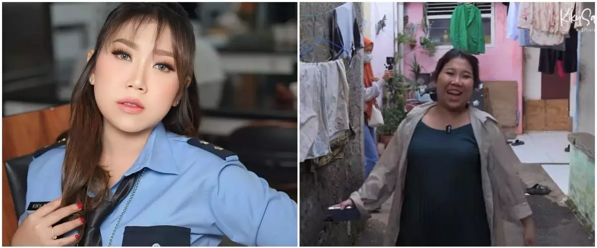 Rumah masa kecil Kiky Saputri nyempil gang sempit, 9 potret dapurnya kecil cuma segaris