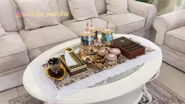 dapur Umi Pipik minimalis serba putih © YouTube