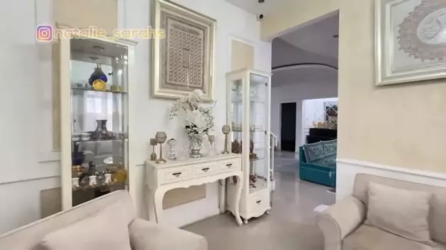 dapur Umi Pipik minimalis serba putih © YouTube