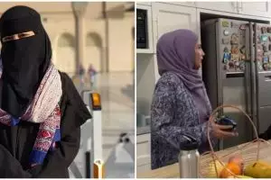 Dulu hidup susah ngontrak kini rumahnya mewah, 9 potret dapur Umi Pipik minimalis serba putih