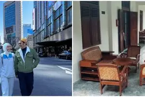 Tempat tidur tak pakai dipan, 9 potret kamar Zaskia Adya Mecca di Jogja ini ngemper tak banyak perabot
