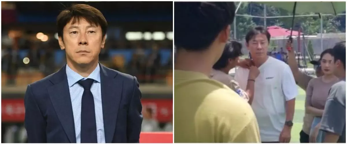 Dari lapangan hijau beralih ke layar lebar, ini 9 momen Shin Tae-yong syuting jadi cameo di film horor