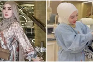 Vibes rumah bos skincare Shella Saukia bak di kastil, 9 potret interior dapurnya ala American Style